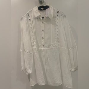 Notations white blouse